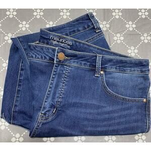 Maurice’s Womens Sz 22W Everflex High Rise Jeans Waist 42” Pants Slim Fit A7